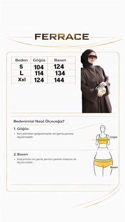 IŞIL ABAYA KAHVE TAKIM