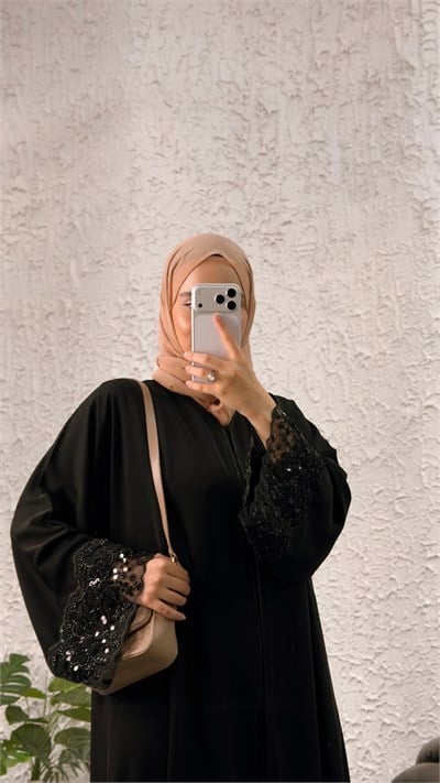 SİYAH TÜL ABAYA