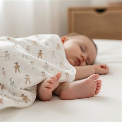 Unisex Yenidoğan Bebek %100 Organik Pamuk Tavşan Temalı Battaniye