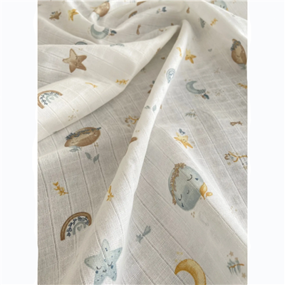 Unisex Yenidoğan Müslin Bebek Battaniyesi Çok Amaçlı 90x90 cm