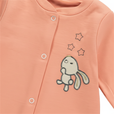 Unisex Pamuklu Bebek Tulum