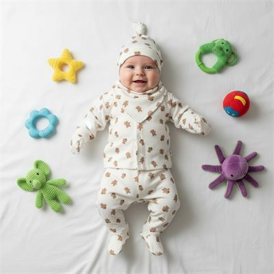 YENİDOĞAN 5 Lİ SET - BEYAZ