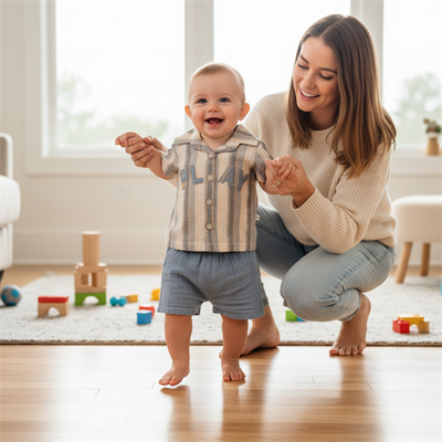 Erkek Bebek Çocuk Kısa Kollu Gömlek Şort 2li Takım