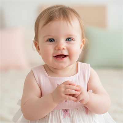 Kız Bebek Çocuk Sıfır Kollu Askılı Nakışlı Elbise  