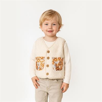 Çocuk Welsoft Astarlı Yelek – Sıcak Tutan Mevsimlik Mont Yelek