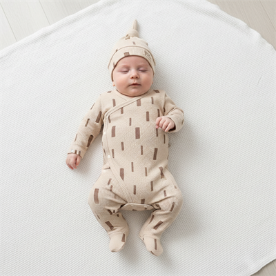 Unisex Bebek Şapkalı 3lü Takım