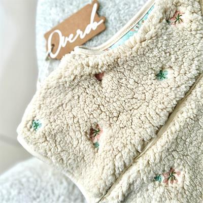 Kız Çocuk Welsoft Çiçek Nakışlı Yelek