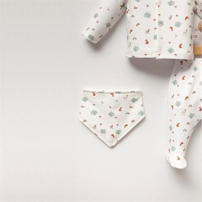 %100 Pamuklu Çam Ağaçlı Hastane Çıkışı Seti