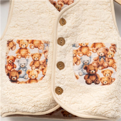 Unisex Çocuk Welsoft Astarlı Yelek 9 Ay - 5 Yaş