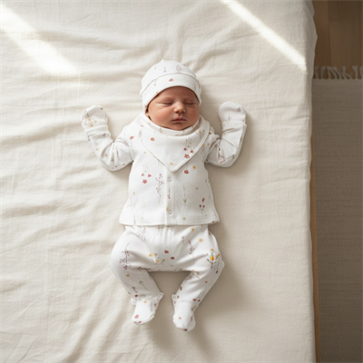 Yenidoğan 5li Set - Çiçekli