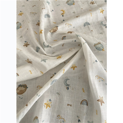 Unisex Yenidoğan Müslin Bebek Battaniyesi Çok Amaçlı 90x90 cm