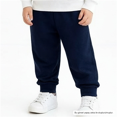 Erkek Bebek Çizgili Sweatshirt Eşofman Takımı 6-12 Ay