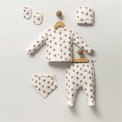 YENİDOĞAN 5 Lİ SET - BEYAZ