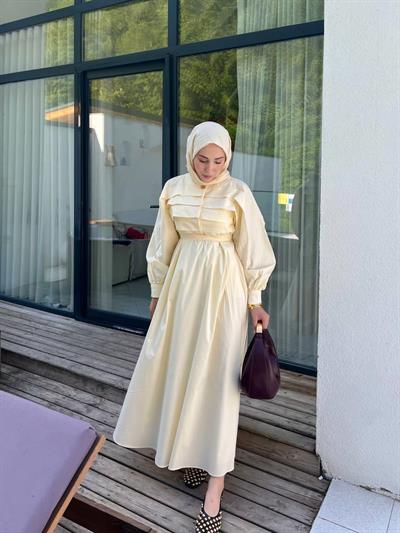 Elegant Elbise | Sarı