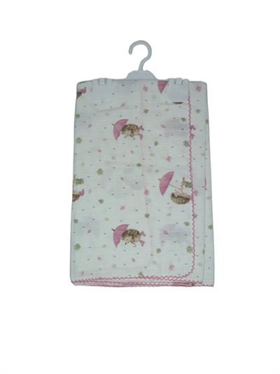 MÜSLİN BATTANİYEKirpi Desenli Müslin Battaniye 75x90