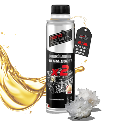 NanoBorTeX Ceramic Ultra Boost x2 Seramik & Çift Bor Motor Yağ Katkısı 300 ML