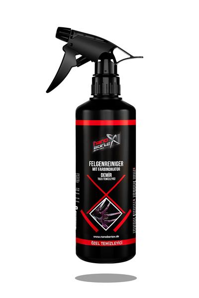NanoBorTeX Demir Tozu Temizleyici Sprey - Morarma Etkili Jant ve Kaporta Temizleme  (pH Nötr) 500 ML