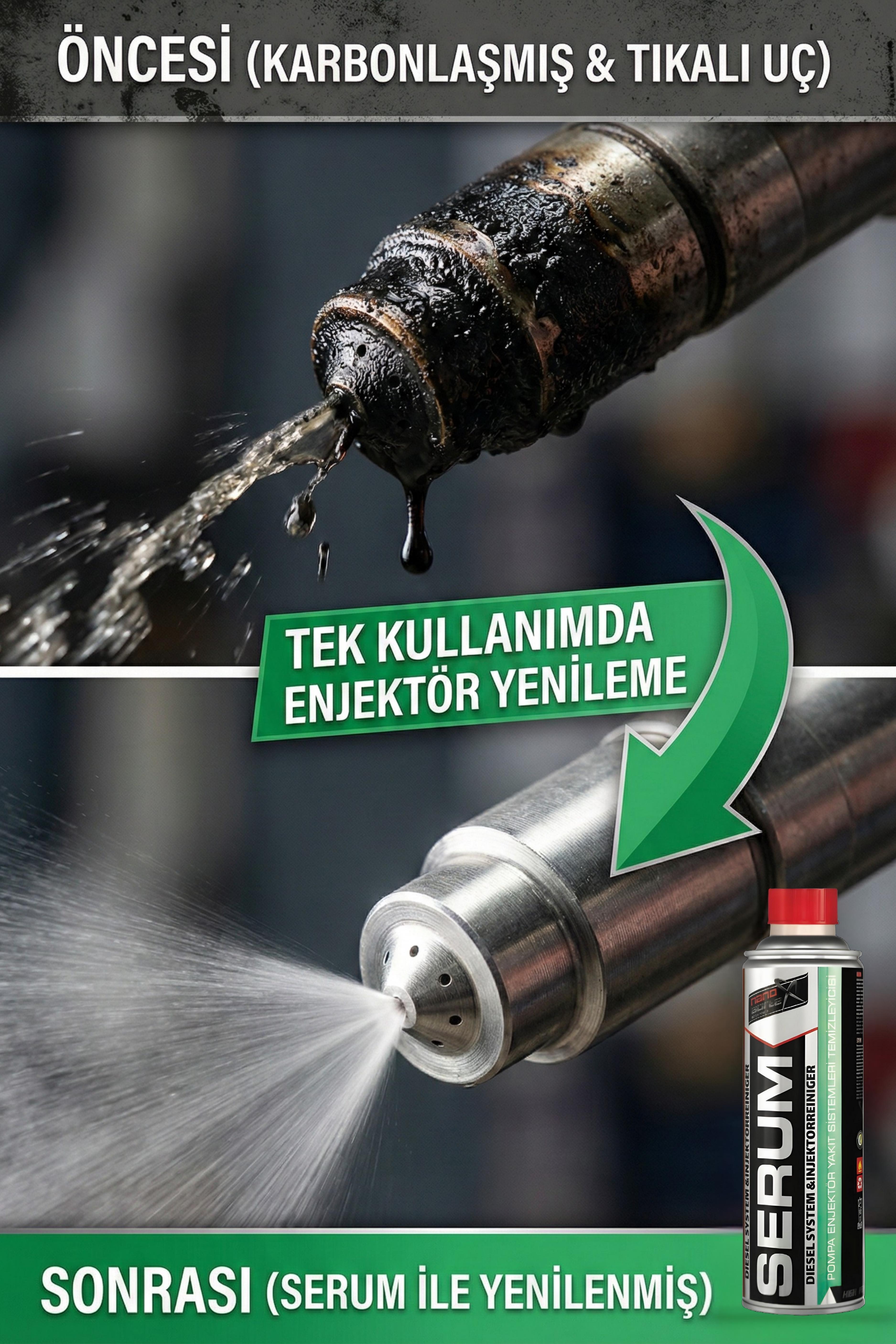 NanoBorTeX SERUM Dizel Yakıt Katkısı 600ml | Ultra Konsantre