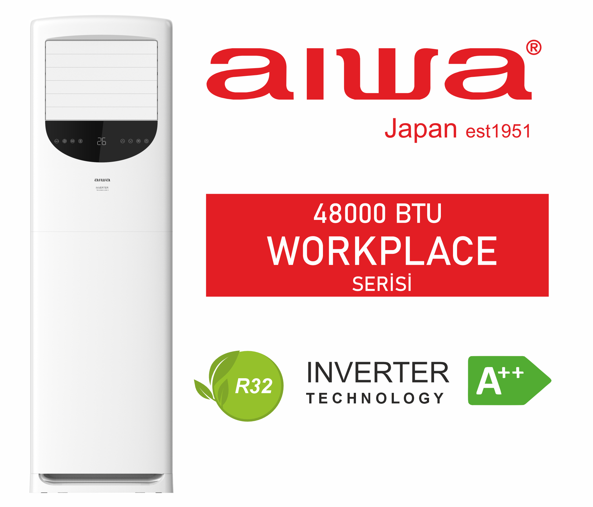 Aiwa WorkPlace Serisi Salon Tipi Klima 48000 BTU