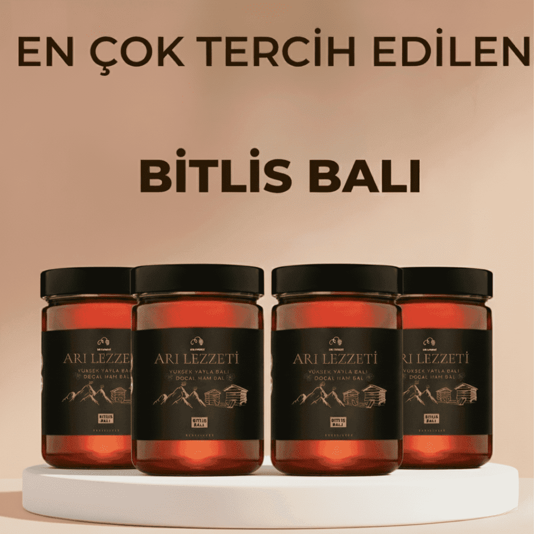 Bitlis Yayla Süzme Balı 860gr x4