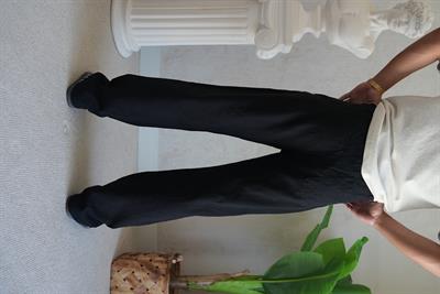  KETEN BAGGY BLACK PANTOLON 