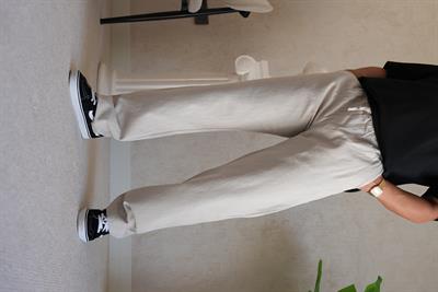 KETEN BAGGY AÇIK GRİ PANTOLON