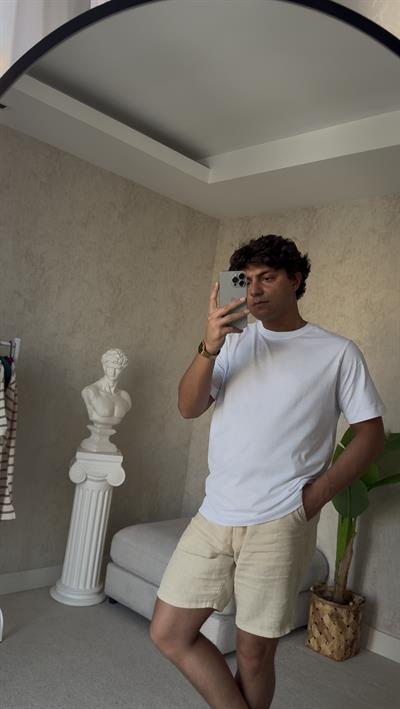 REGULAR BASIC WHITE TSHİRT