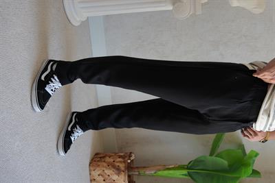 TENCEL REGULAR BLACK PANTOLON