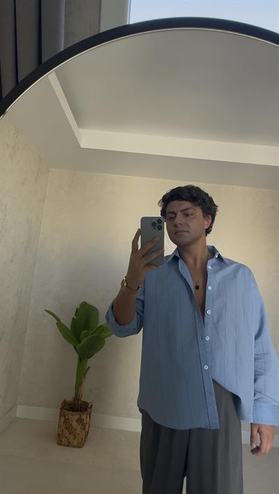 UZUNKOL CİZGİLİ OVERSIZE GÖMLEK