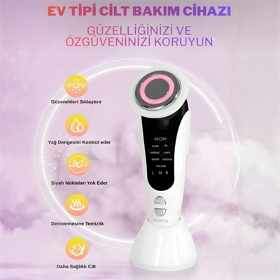 AUHMA AHB-05 Yüz Germe Sıkılaştırma, Cihazı Siyah Nokta Temizleme,Göz Altı Bakımı 7si 1 Arada 