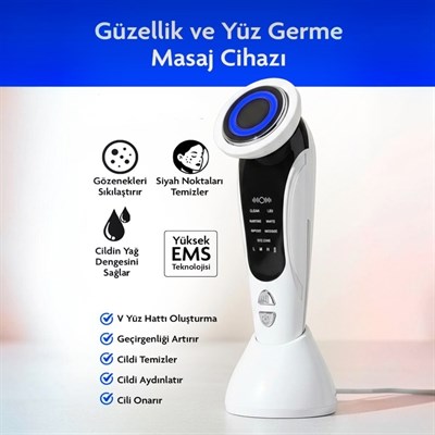 AUHMA AHB-05 Yüz Germe Sıkılaştırma, Cihazı Siyah Nokta Temizleme,Göz Altı Bakımı 7si 1 Arada 
