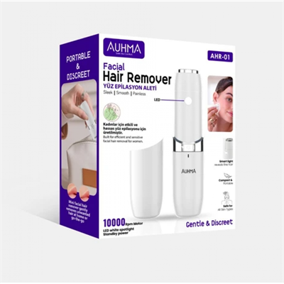 Auhma AHR01 Yüz Temizleme Epilasyon Aleti Mini Tüy Alma Cihazı
