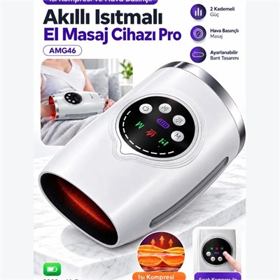 Auhma AMG46 Kablosuz 2000MAH  Akıllı Isıtmalı El Masaj Cihazı  