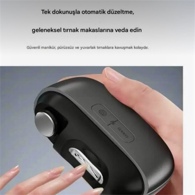 AUHMA ANC-02 4in1 Elektrikli Tırnak Törpüleme Ve Kesme Makası Otomatik Tırnak Makinesi