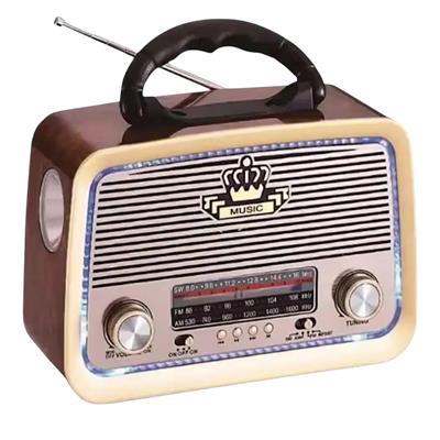 Harvox Nostaljik Radyo Fenerli Bluetoothlu Mp3 Çalar Müzik Kutusu 