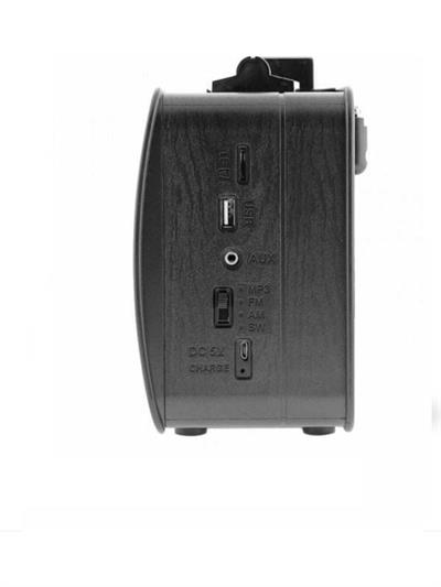 KM Retro Nostaljik Radyo Bluetooth Vintage Gri