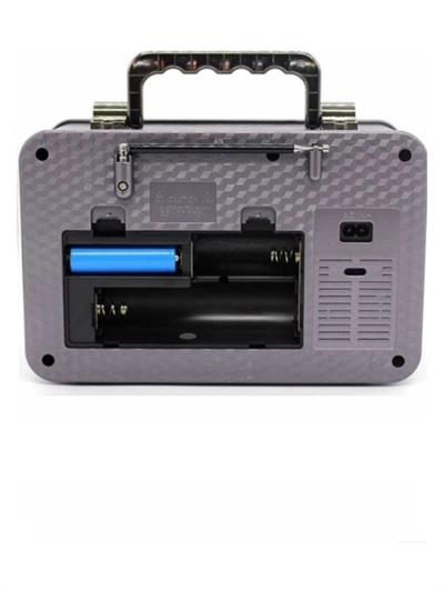 KM Retro Nostaljik Radyo Bluetooth Vintage Gri