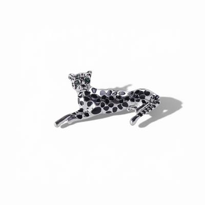 Panter Broş (6 cm) Gümüş Renk