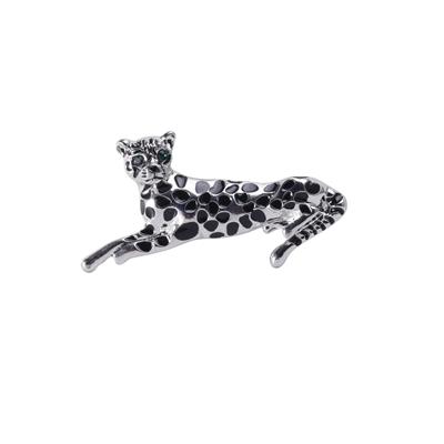 Panter Broş (6 cm) Gümüş Renk