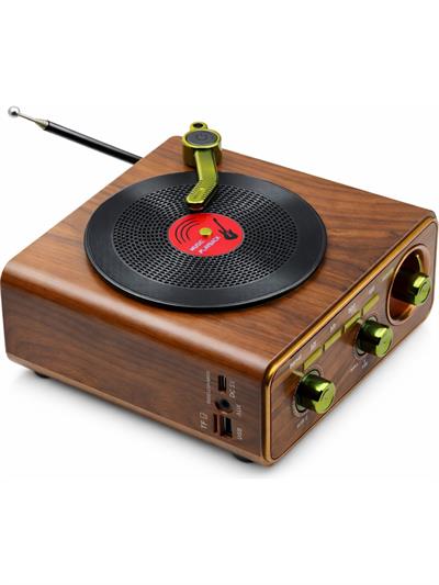Vintage Nostaljik Pikap Tasarımlı Bluetooth Radyo & Hoparlör md-1317