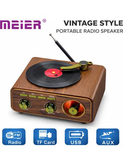 Vintage Nostaljik Pikap Tasarımlı Bluetooth Radyo & Hoparlör md-1317