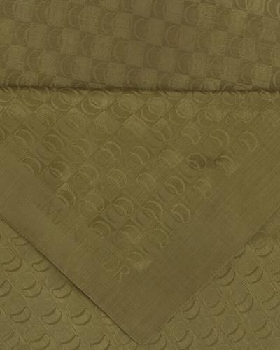 Dama Logo Haki Shiny Jakar Şal 70x190