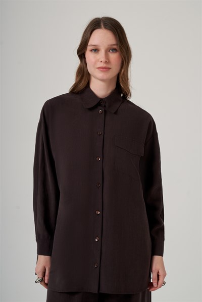 Nuss 1063 Basic Gömlek Takım – Kahve