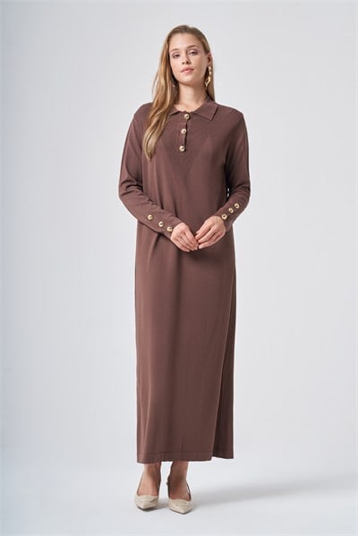 Nuss 27K801 Elbise-Kahve