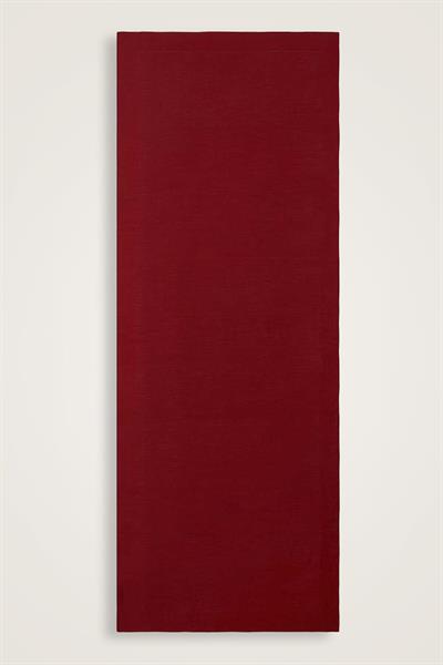 Zincir Kare Bordo Pamuk İpek Şal 70x210