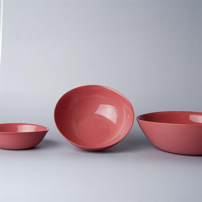 Luva Atıştırma Kasesi Koyu Pembe