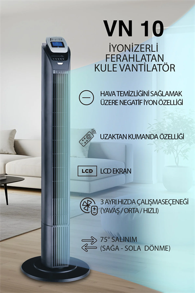 DİJİTSU Vn10 Kule Tipi Vantilatör