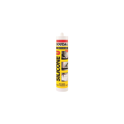 Soudal Silikon U Siyah Kartuş 280 gr