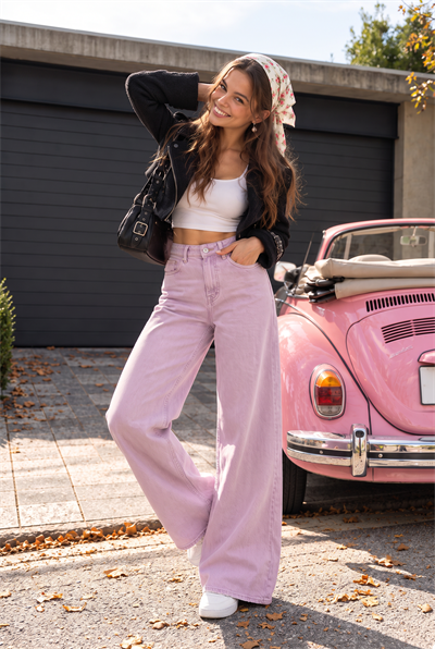 PEMBE Pembe Kot Pantolon