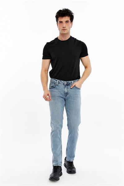 D17 Buz Mavi Slim Fit Erkek Jean